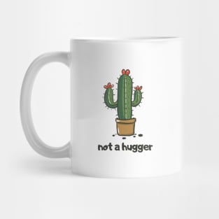 Cactus 'Not a Hugger' Standout Style Mug